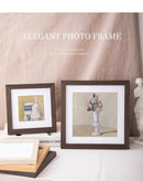 Minimalist Square Wooden Photo Frame, Stylish Desk Decoration, Display Frame for Art and Pictures, Home Decor, Family Photo Wall