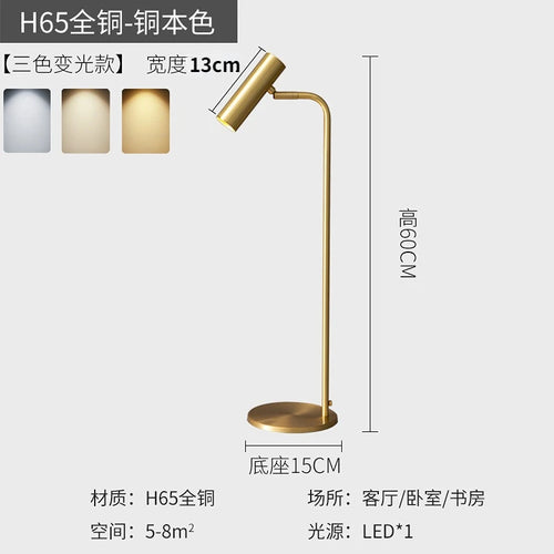 Nordic minimalist adjustable LED floor lamp for indoor use - vue 15 sur 14