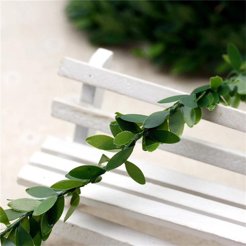 guirlande de feuilles artificielles pour décoration mariage et maison - vue 4 sur 8