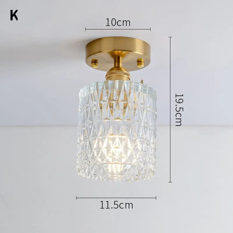lustre vintage japonais en verre pour balcon et entrée - vue 15 sur 29