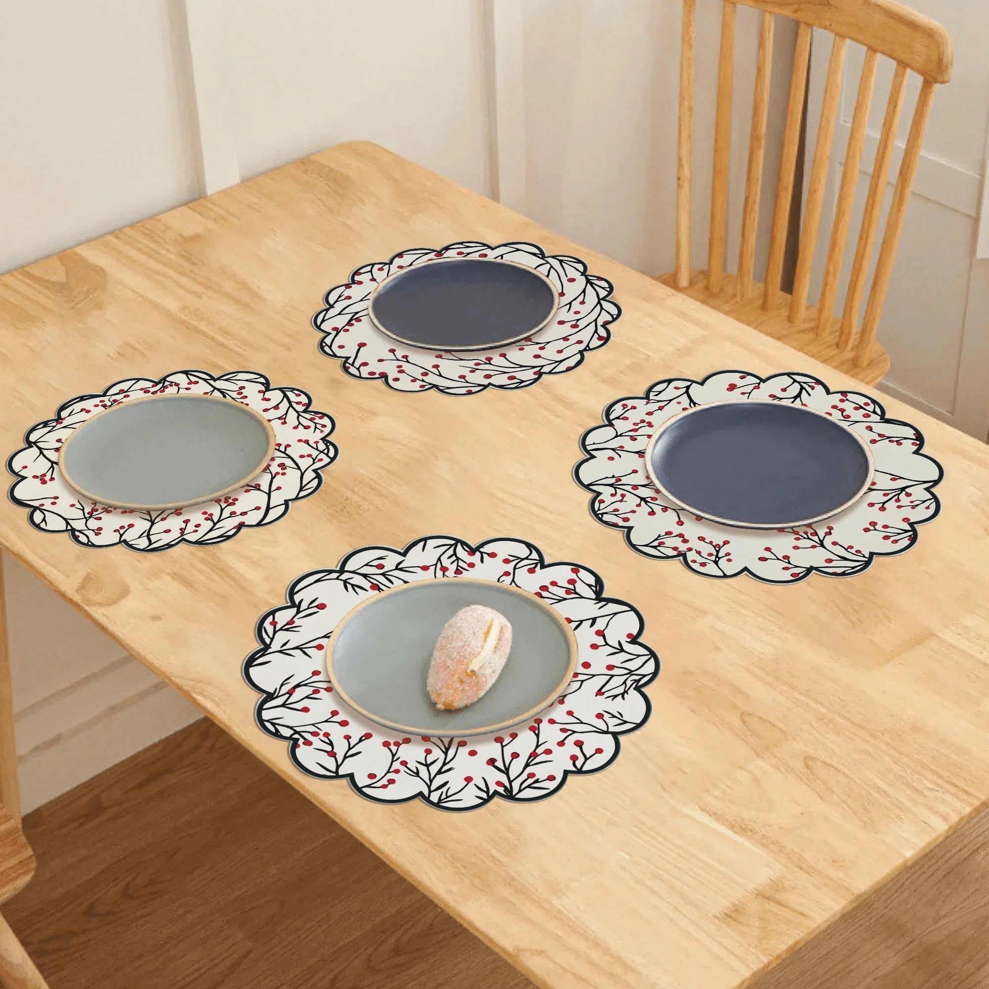 set de table branches fruits style minimal 4 - vue 4 sur 6
