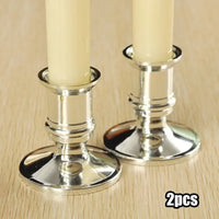 lot de 2 bougeoirs coniques pour décoration mariage et fêtes