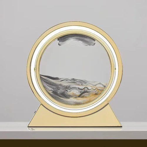 lampe de table créative avec sable mouvant 3D décoratif - vue 17 sur 24