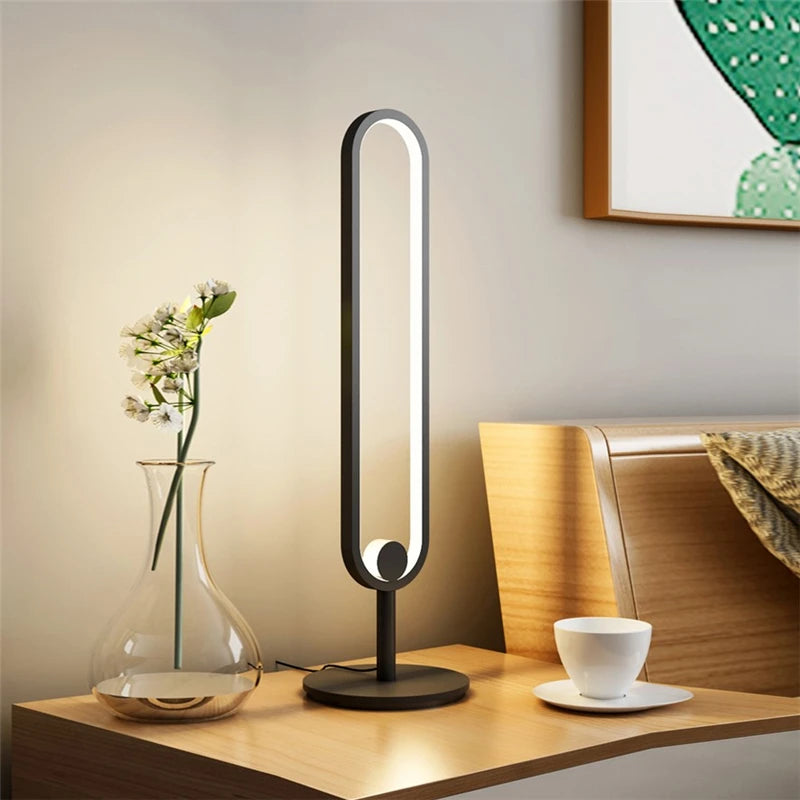 lampadaire led moderne minimaliste avec gradation lumière - vue 4 sur 8