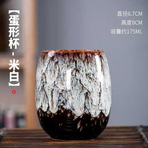 Tasse à thé kung fu céramique style tianmu
