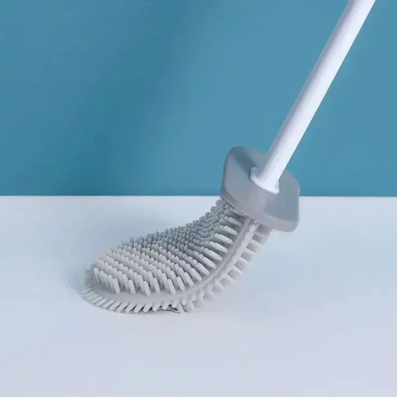 brosse de toilette murale sans perforation avec base drainable - vue 3 sur 9