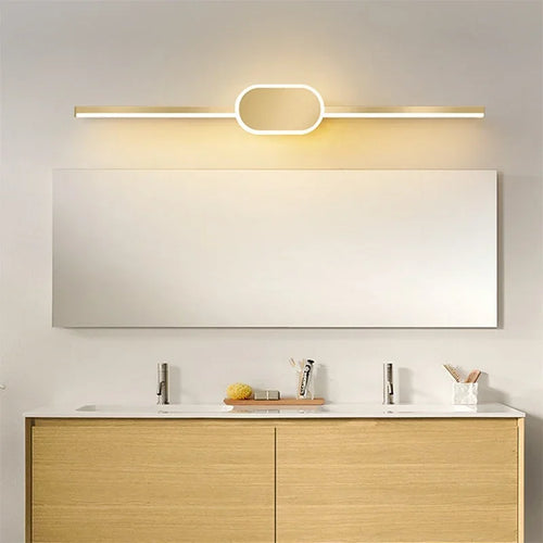 Applique murale LED moderne avec miroir décoratif
