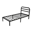 DDPNKL Heavy Duty Metal Bed Frame with Headboard, 3500 lbs Max Weight Capacity Metal Platform, Easy Assembly Mattress Foundation