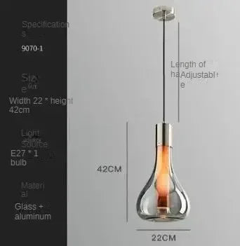 lampe à poser nordique moderne en verre design élégant pour décoration - vue 11 sur 10