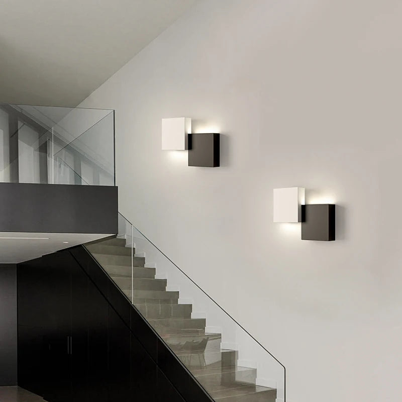 applique murale minimaliste moderne longue bande créative de luxe - vue 5 sur 9