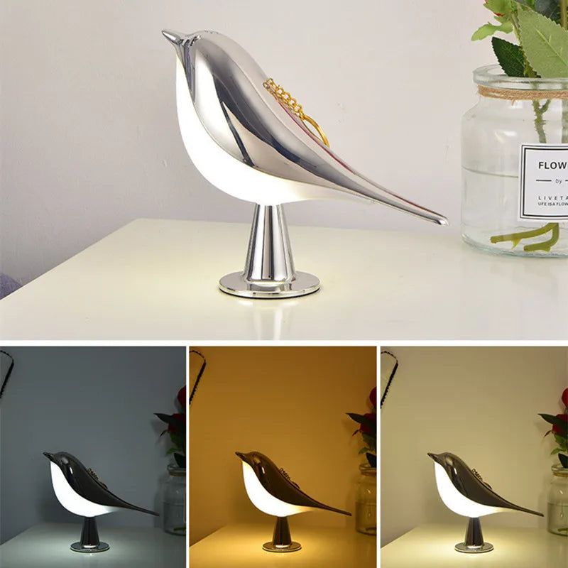 lampe chevet led bois interrupteur tactile moderne simple décoratif intérieur - vue 4 sur 11