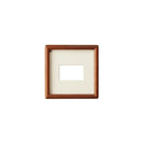 Solid Wood Round Corner Picture Frame, Walnut and Golden Sandalwood, Minimalist Design, Tabletop, Home Decor