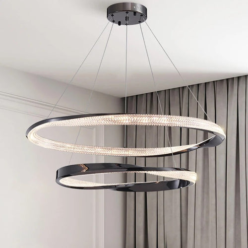 Lustre design salon minimaliste - vue 5 sur 12