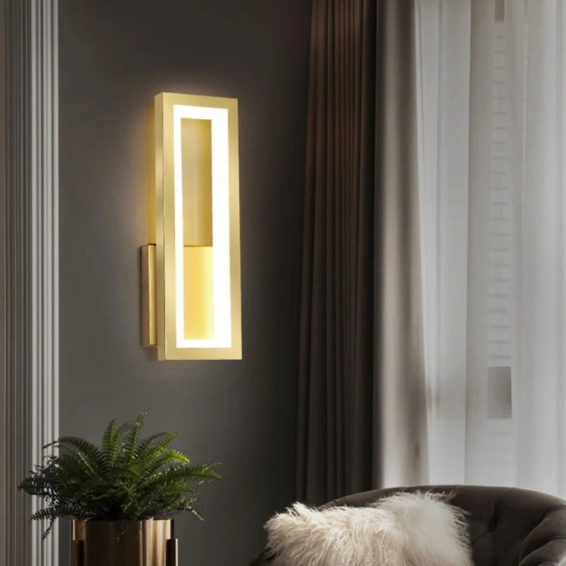 Modern minimalist LED wall light for interior decoration - vue 3 sur 12