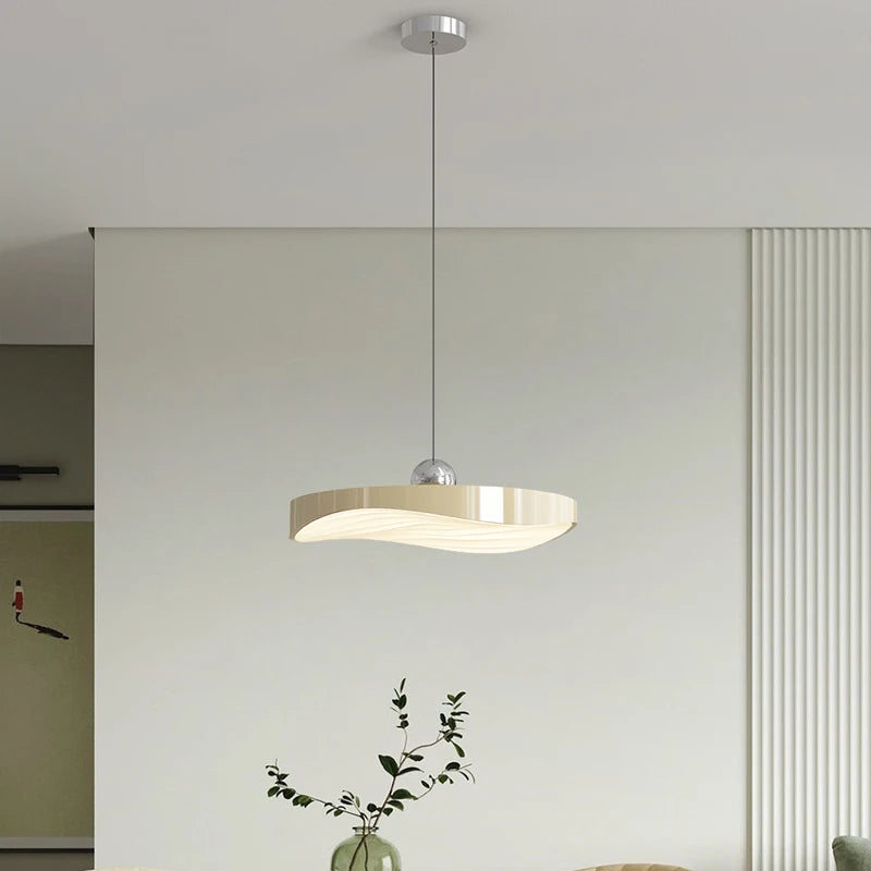 Modern minimalist LED pendant light for decorative interiors - vue 4 sur 21
