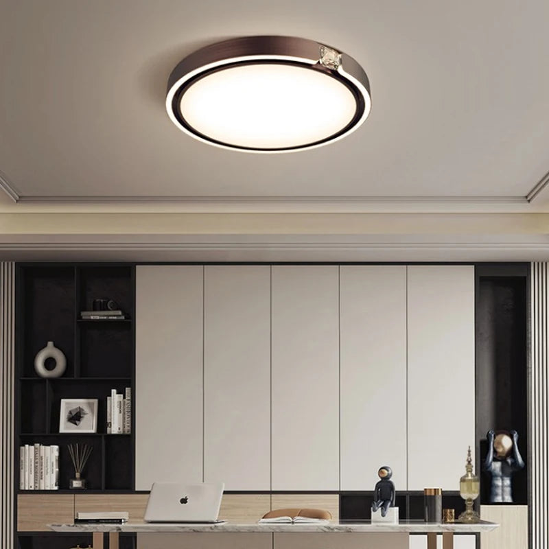 plafonnier moderne à anneau design luxe pour intérieur - vue 4 sur 12