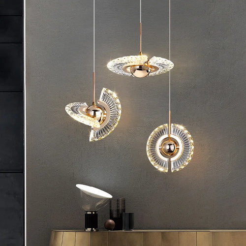 plafonnier led moderne en cristal luminaire intérieur décoratif