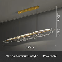 High-end Nordic pendant light for minimalist decor