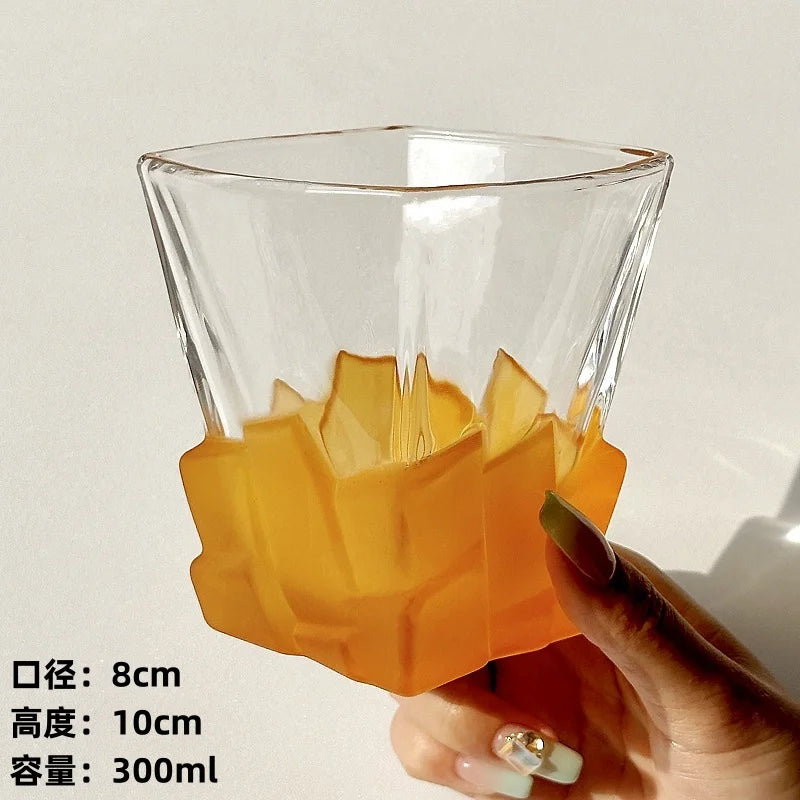 Verre artistique luxe design espace gobelet whisky jus