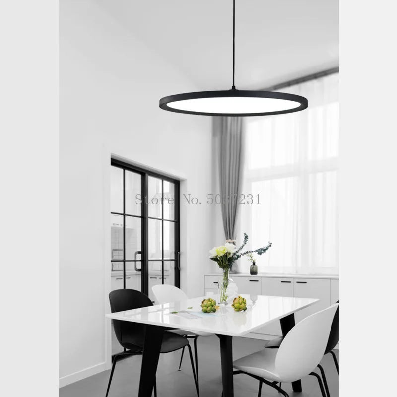 lustre moderne à led design nordique pour intérieur - vue 5 sur 12