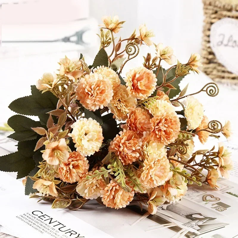 bouquet de lilas artificiels en soie pour décoration florale - vue 7 sur 12