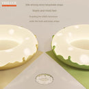 Minimalist LED ceiling light with decorative donut design