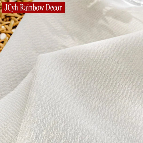 Voilage moderne en tulle uni pour salon chambre - vue 6 sur 7