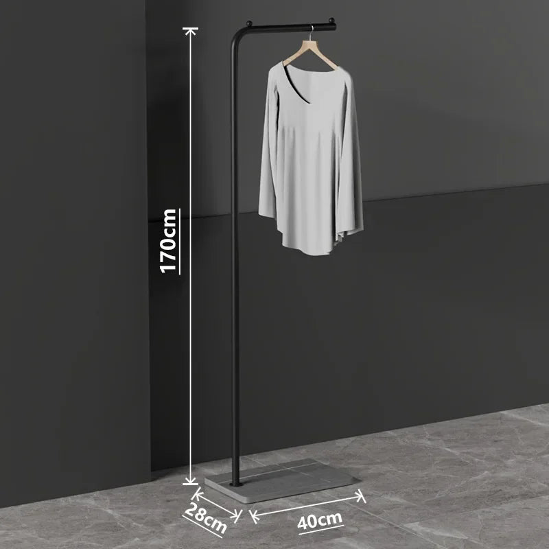 porte-vêtements nordique léger et moderne pour rangement élégant