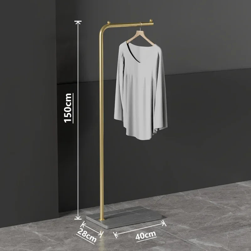 porte-vêtements nordique léger et moderne pour rangement élégant