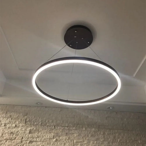 lustre led moderne à intensité variable style minimaliste