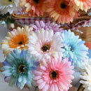 fleurs de gerbera artificielles pour décoration de fête et mariage