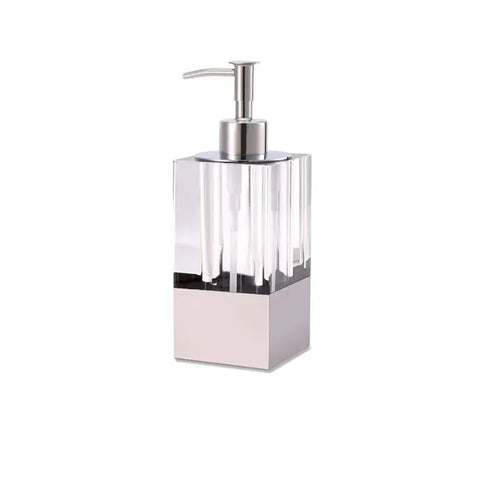 distributeur de savon liquide en cristal transparent pour salle de bain - vue 20 sur 20
