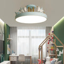 Colourful LED ceiling light for children's room safe decorative lighting