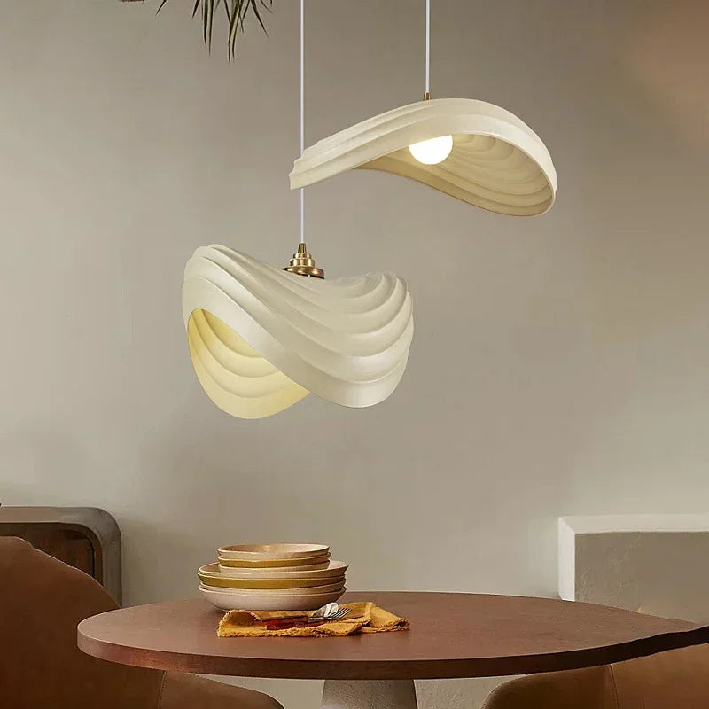 lustre wabi sabi éclairage décoratif pour intérieur moderne - vue 3 sur 18