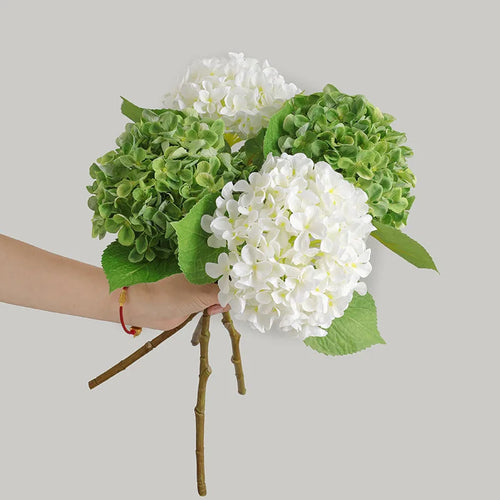 fleur d'hortensia artificielle pour décoration de mariage et fête - vue 2 sur 13