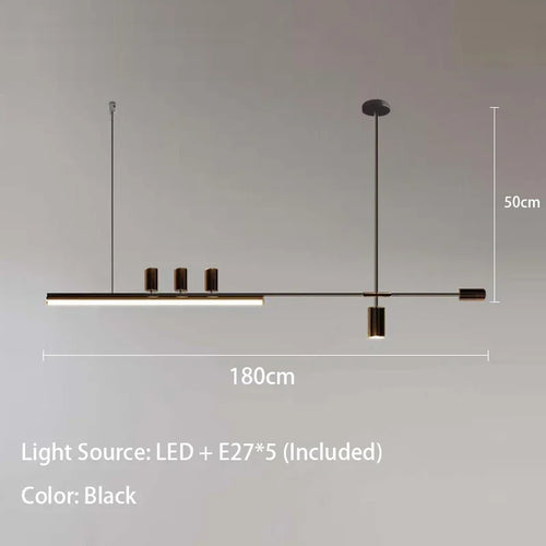 Modern minimalist nordic chandelier for interior decor - vue 8 sur 16