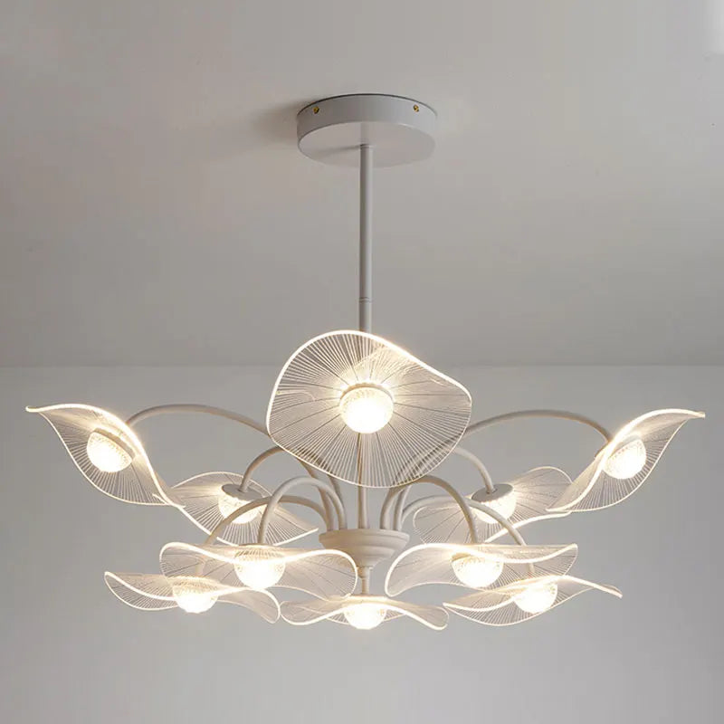 Lustre de salon moderne blanc décor à la maison Led lampe suspendue de plafond pour hall chambre Loft salle à manger cuisine luminaires - vue 5 sur 12