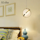suspension lumineuse créative en forme de terre décorative et luxueuse