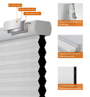 Store alvéolaire électrique occultant moderne pour salon chambre