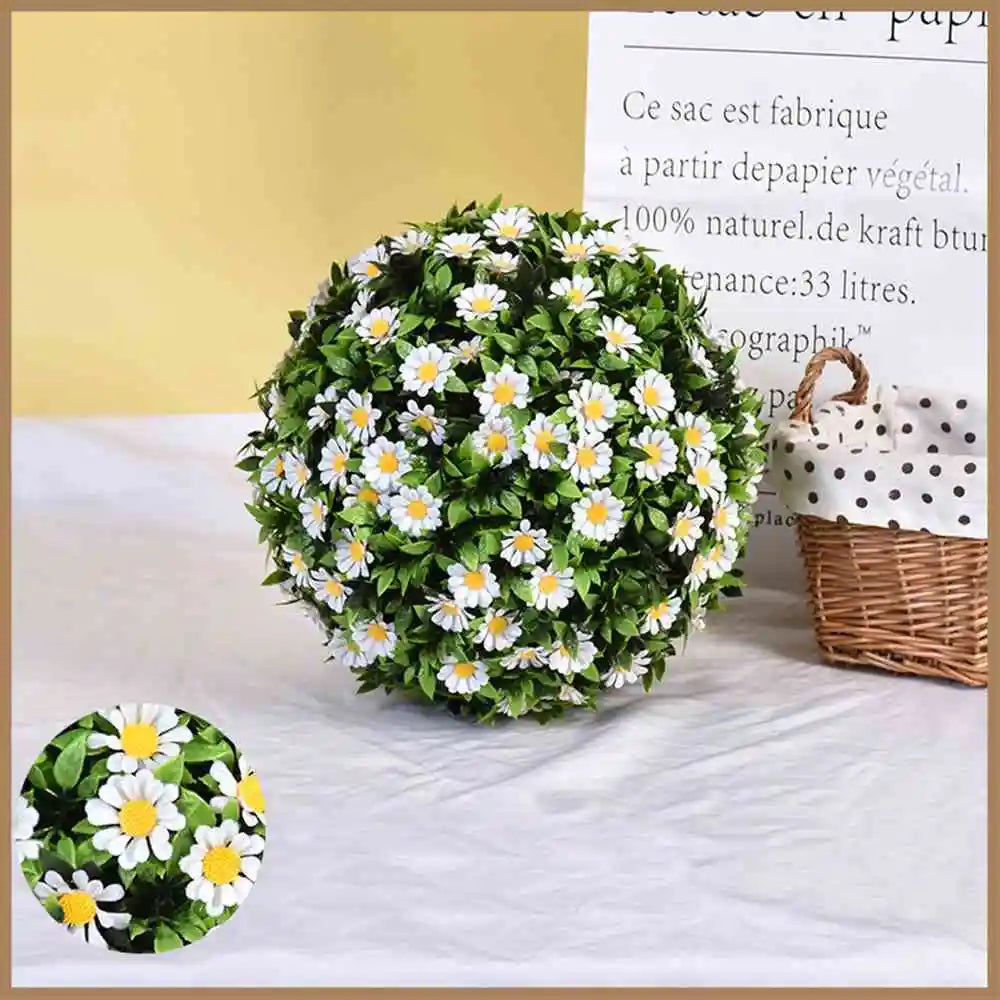 boule de fleurs artificielles pour décoration mariage jardin printemps Pâques - vue 6 sur 5
