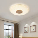 plafonnier led minimaliste en bois massif étoile diamant