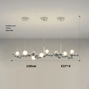 lustre led design moléculaire éclairage tendance 2024 suspension