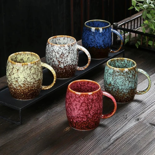 Mug céramique grande capacité style japonais couple