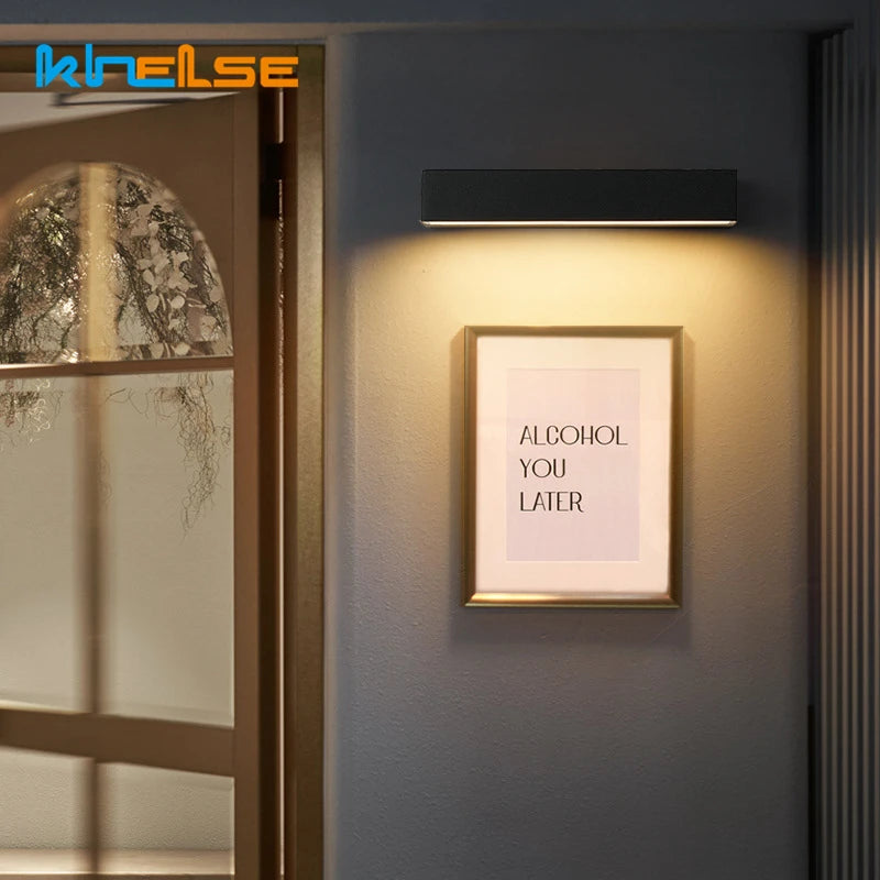 applique murale led imperméable d'extérieur pour jardin et garage - vue 2 sur 12