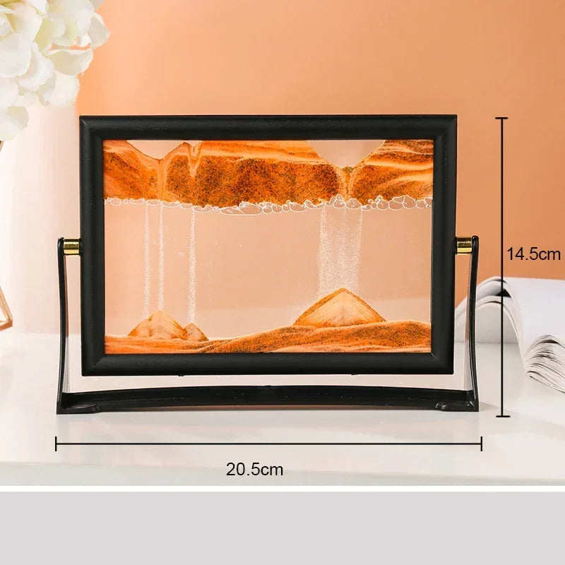 peinture artistique en mouvement sur sable créatif décoratif