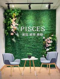 Custom Size Artificial Plant Wall Lawn, Green Plant Background Wall, Home Garden, Wedding Decoration, Plastic Lawn
