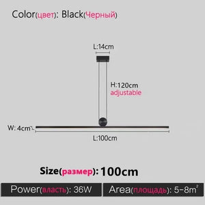 Adjustable LED pendant light for modern home decor
