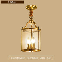 lustre moderne en cuivre doré style européen pour intérieur luxueux