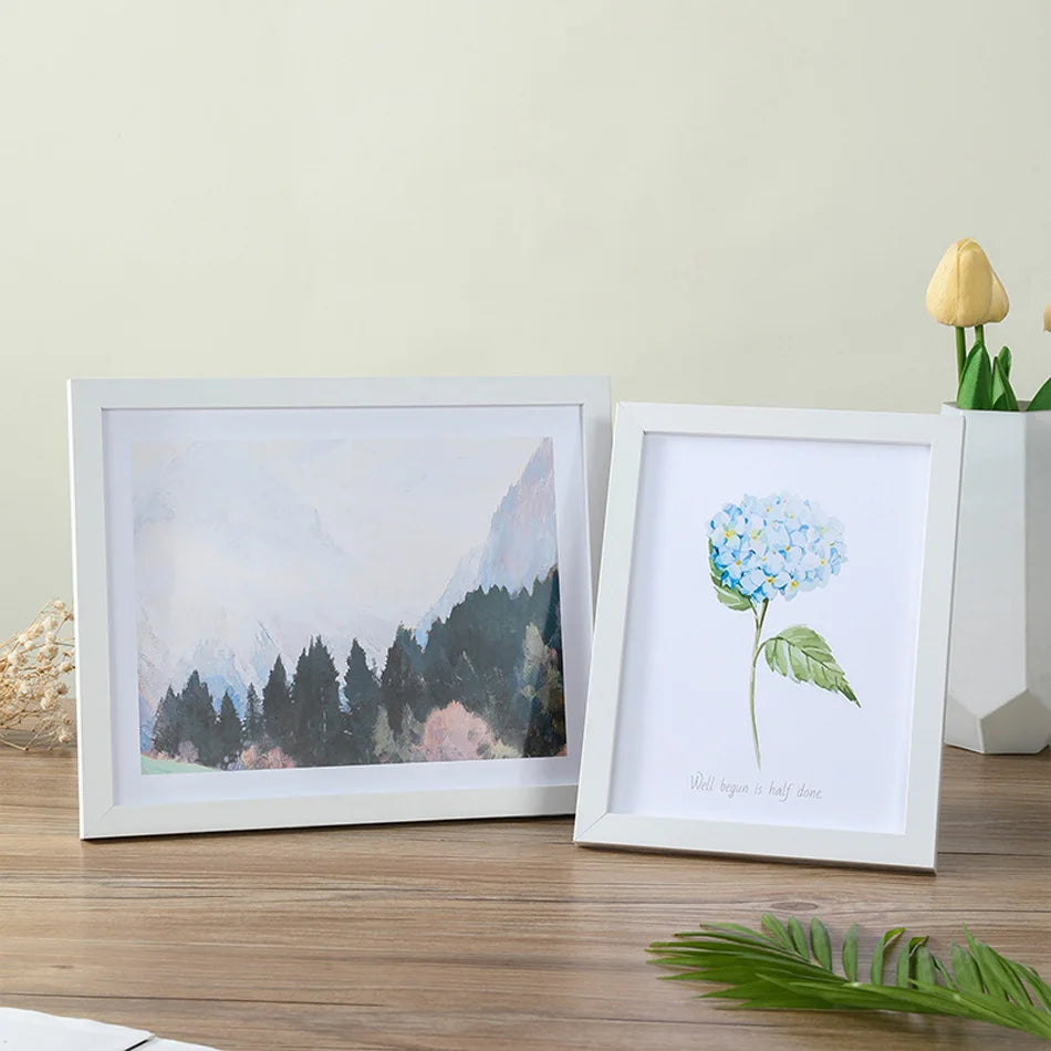 cadre photo en bois à suspendre avec plexiglas pour décoration photo - vue 5 sur 10