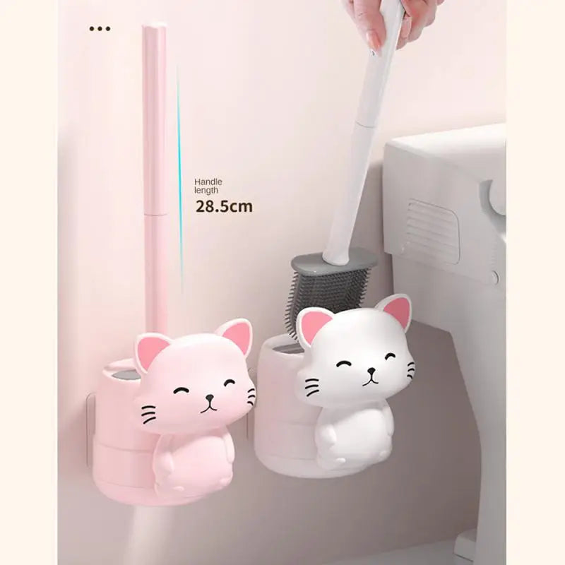 brosse de toilette pour nettoyage de fosse à squat sans angle mort